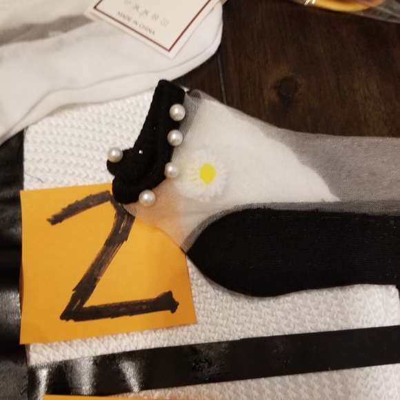 3/$25♥️ Fashion Women Transparent Elastic Ankle socks Mesh Sheer Summer Hossiery - Picture 6 of 10